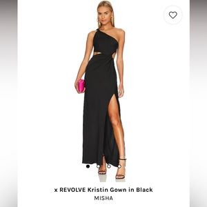 x REVOLVE Kristin Gown in Black